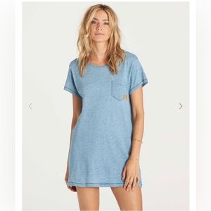 Billabong Heart Away Dress in Faded Indigo Blue
